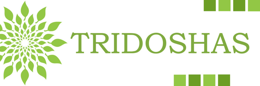 Tridoshas Green Leaves Circular Horizontal 