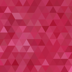 Vector pink triangular background