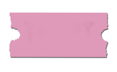 Blank Pink Ticket