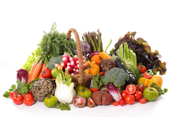raw fruit and vegetable