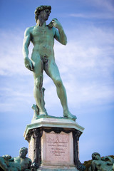 Copy of Michelangelo's David in Florence