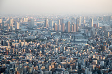 Buildings in Tokyo Japan