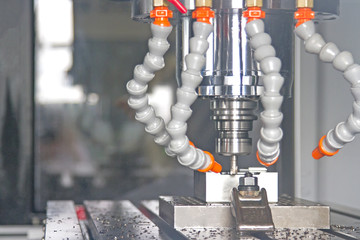 CNC Machine cutting motion in work material