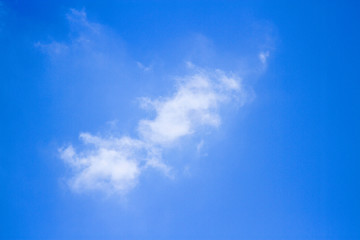 Light cloud with blue sky