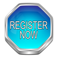 Register now Button - 3D illustration