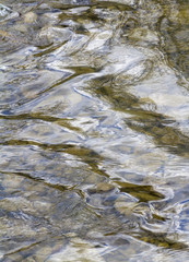 flowing water closeup
