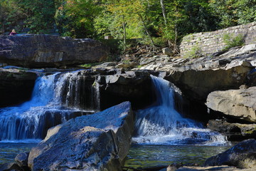 Waterfall on Glade Creek in West Virginia