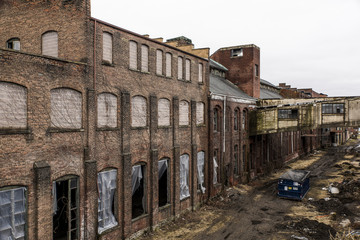 Fototapeta na wymiar Abandoned Lace Factory - Scranton, Pennsylvania