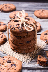 Homemade chocolate cookies
