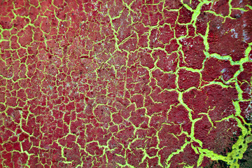 Old surface with cracks