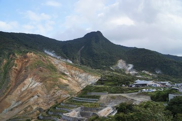 Sulfur mine  - Hakone (Japan)