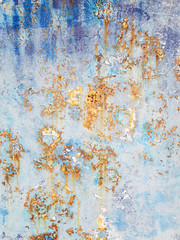 Vintage grunge cracked  textures and backgrounds  of blue color