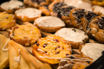 Selling fast food and pastries