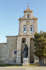 Fototapeta na wymiar Statue of St. Teresa in Avila Spain