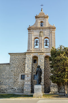 Statue of St. Teresa in Avila Spain