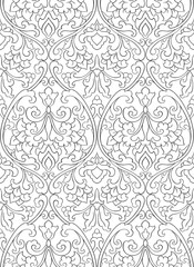 Pattern with flowers for wallpaper.