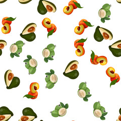 exotic tropical fruit