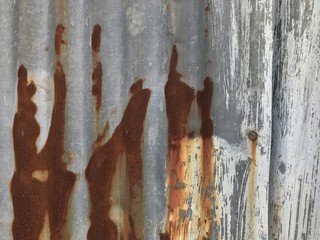 Rusty metal sheet
