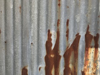 Rusty metal sheet