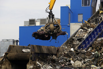 Fototapeta premium Metal recycling