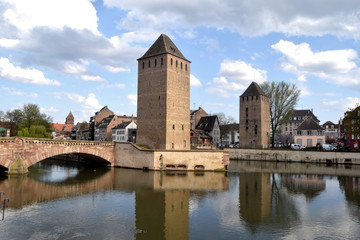 Fototapeta na wymiar The Bridges of Strasbourg - Alsace - France
