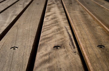 Hardwood timber table