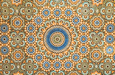 moroccan vintage tile background