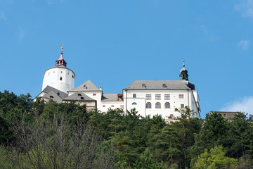 Fototapeta na wymiar Frontansicht Burg Forchtenstein im Burgenland, Österreich