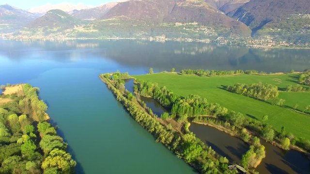 Trivio di Fuentes - Foce del fiume Adda nel Lago di Como (IT)