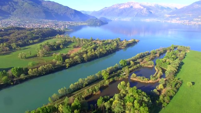 Trivio di Fuentes - Foce del fiume Adda nel Lago di Como (IT)
