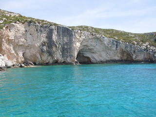 Fototapeta premium Blue caves Zakynthos (Greece)