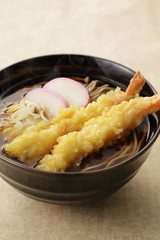 天ぷらそば　Japanese Tempura soba