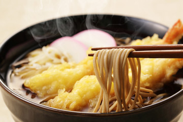 天ぷらそば　Japanese Tempura soba