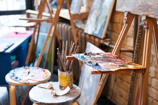 Studio of painting