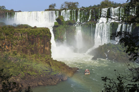 Iguazu Falls from Argentinian side, on border of Argentina and Brazil, Argentina