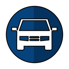 Obraz premium car vehicle isolated icon vector illustration design