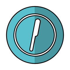 knife cutlery isolated icon vector illustration design