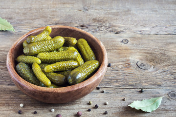 pickled gherkins