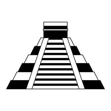 recommend clip art: mayan pyramid isolated icon vector illustration design