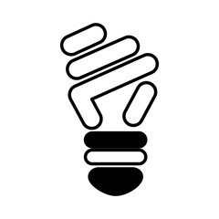 bulb light isolated icon vector illustration design