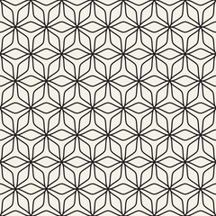 Fototapeta premium Vector Seamless Pattern. Abstract Geometric Background Design. Stylish Lattice Texture 
