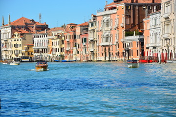 Fototapeta na wymiar Canal in Venice Italy Europe 