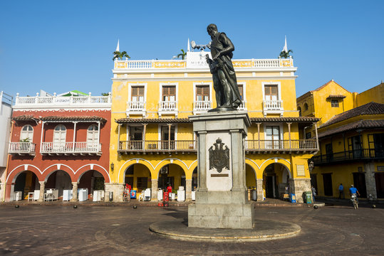 Plaza de los Coches, Cartagena, Colombia