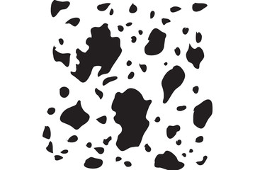 Dalmatian skin. Vector texture.