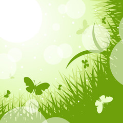 Spring-summer green theme.