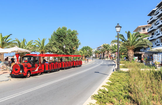 Excursion train in Rethymno, August,15,2015