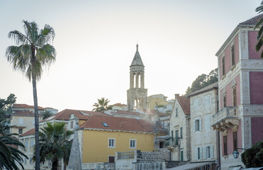 Sunset over Hvar, Croatia
