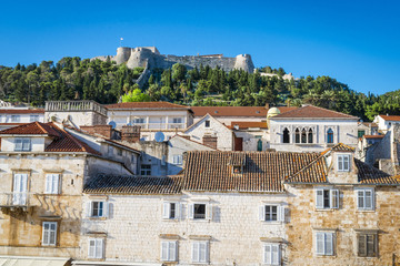 Obraz premium Hvar city, Hvar island, Croatia