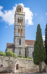 Fototapeta na wymiar Old Church in Hvar town, Croatia
