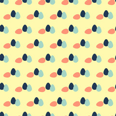 Simple seamless pattern for Easter holiday.